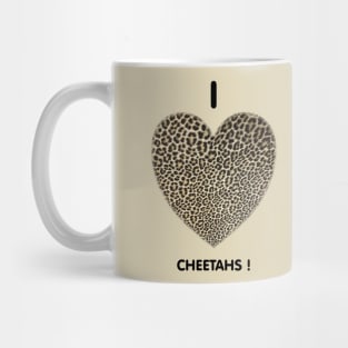 I love Cheetahs double sided mug and travel mug for right and left handed people Mug